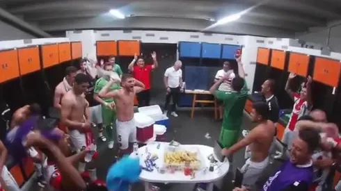 El bus y el camarín de Palestino hierven en Medellín