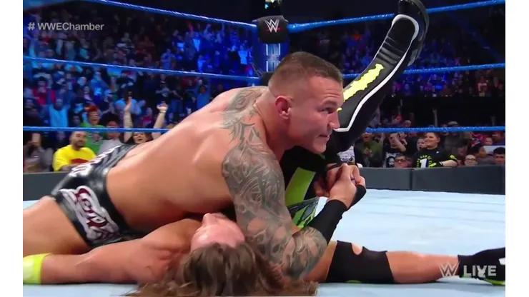 Randy Orton aseguró entrar último en la Elimination Chamber con un RKO de la nada