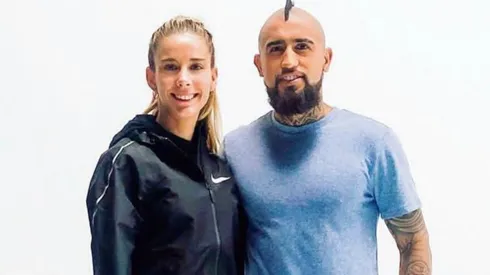 Vidal no perdió oportunidad de fotografiarse con Isi