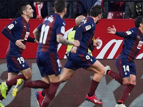 Volvió al gol: Fabián Orellana adelanta al Eibar en empate con Sevilla
