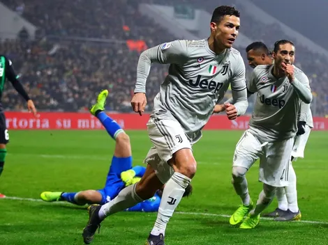 Cristiano Ronaldo estuvo brillante en la goleada de la Juve al Sassuolo