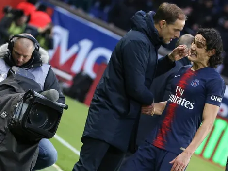 Cavani es baja ante el Manchester United de Alexis