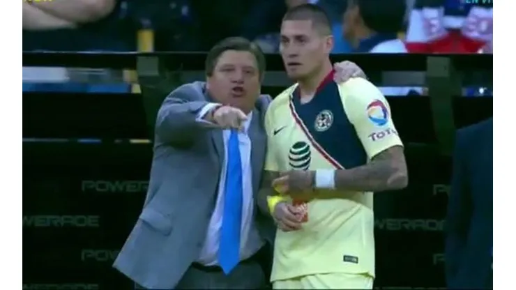 Nicolás Castillo ingresó al minuto 61 por América ante León.