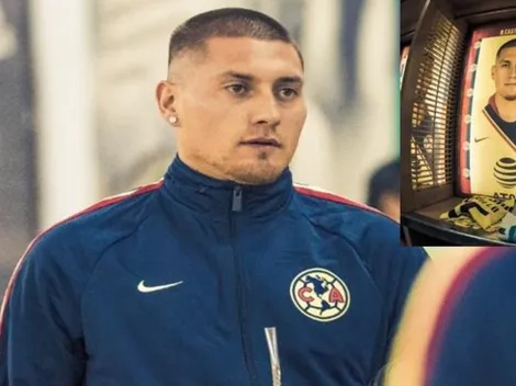 El camarín del América espera a Nicolás Castillo