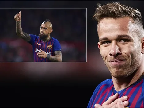 Arthur se lesiona y Arturo Vidal asoma como reemplazante