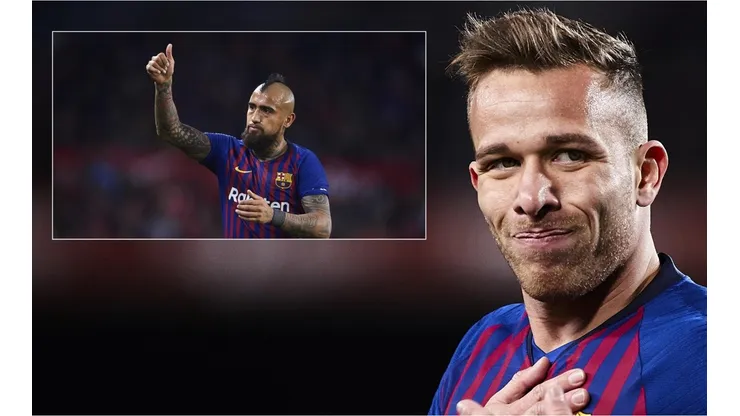 Arthur y Vidal en Barcelona