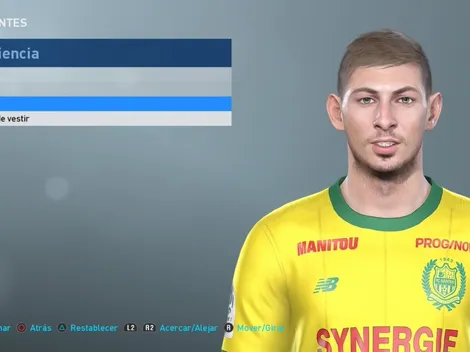 Lindo tributo: PES 2019 recreó el rostro de Emiliano Sala