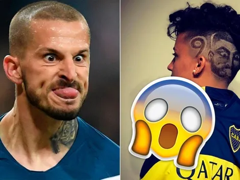 Así reprodujeron en un corte de cabello el gesto del Pipa Benedetto