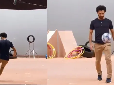 ¡Crack! Salah demostró su puntería en un jugoso juego