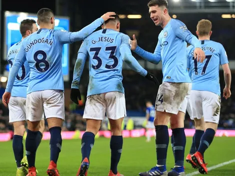 Manchester City venció al Everton y es el puntero de la Premier League