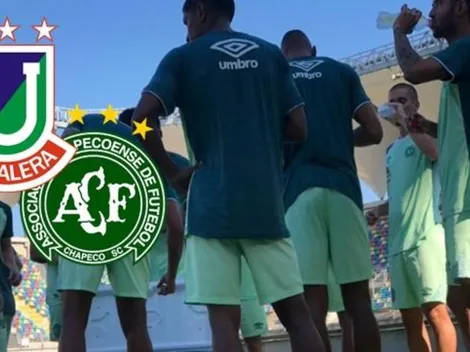 Chapecoense entrena en La Florida pensando en Unión La Calera