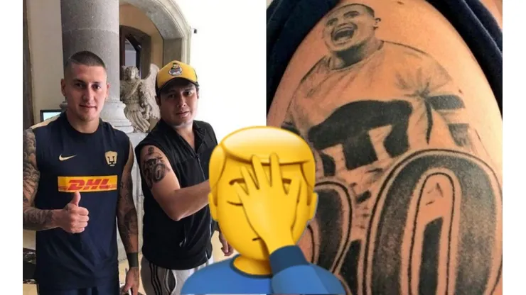 El aficionado trata de tomarse con naturalidad la traición del ídolo al que se tatuó