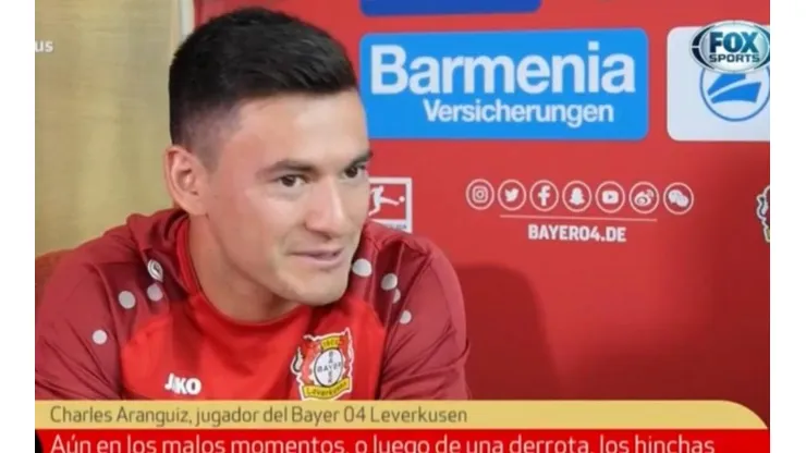 Charles Aránguiz en Alemania: "Aquí pierdes 4-0, sales a la calle y no pasa nada"