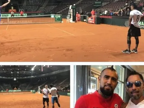 Chino Ríos la rompe en Austria con la camiseta de Vidal