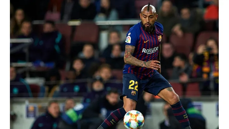 Vidal se mostró bien en los minutos de acción que tuvo
