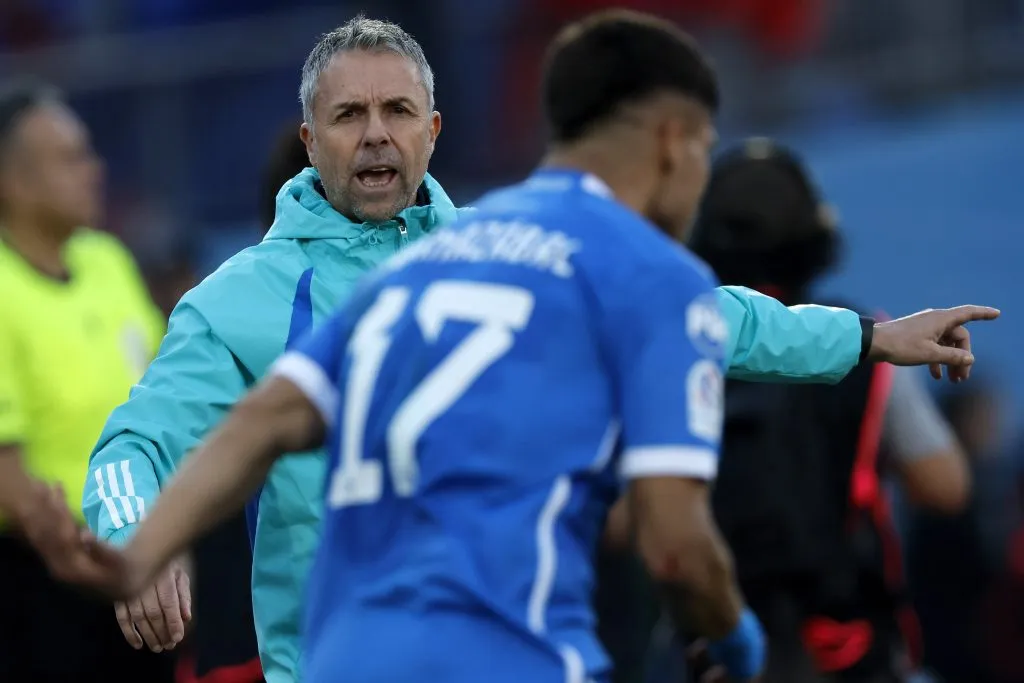 Gustavo Álvarez también recibió críticas de Barticciotto. (Andres Pina/Photosport).