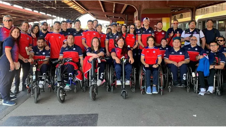Team ParaChile instalado en Francia para los Juegos Paralímpicos de París 2024.