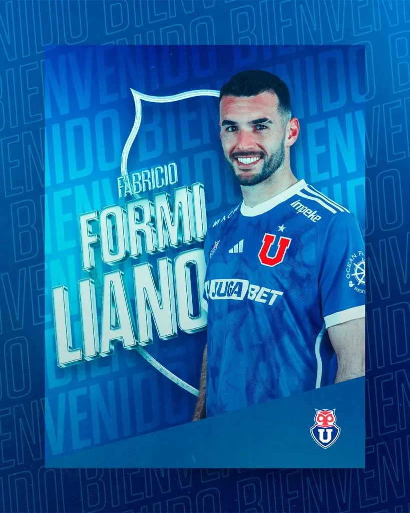 Fabricio Formiliano llega de emergencia a la U. Foto: Comunicaciones U. de Chile.