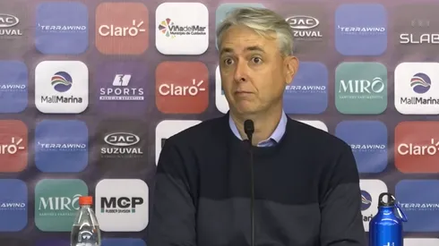 Tiago Nunes llegó enojado a la sala de prensa del Sausalito.