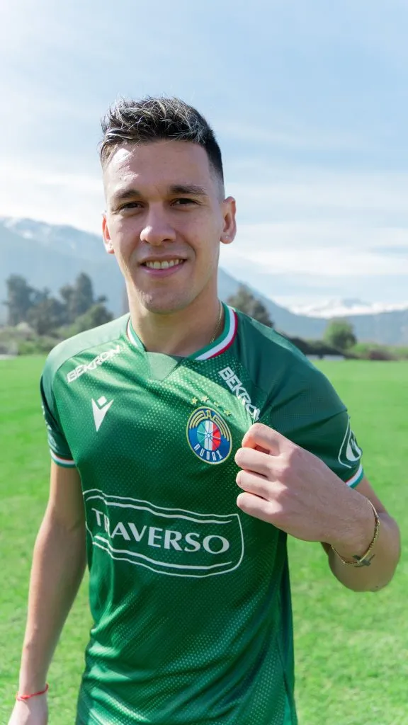 Nazareno Bazán es el último refuerzo de los Itálicos. Foto: Comunicaciones Audax Italiano.