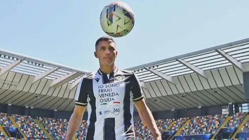 Alexis tendrá su primer entrenamiento con Udinese.