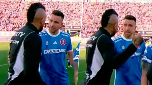 Zaldivia fue captado pidiendo la camiseta de Colo Colo de Vidal