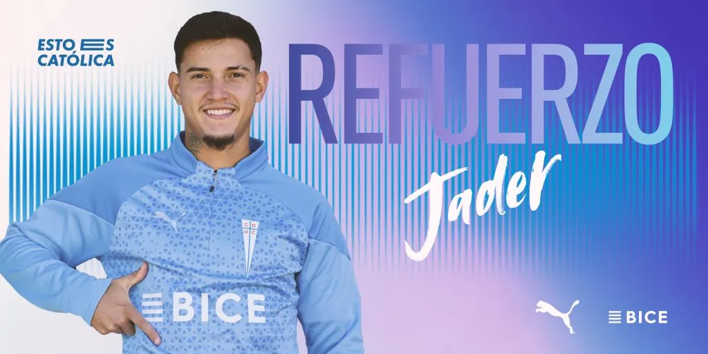 Jader Gentil ya es jugador de la UC. Foto: Comunicaciones Cruzados.