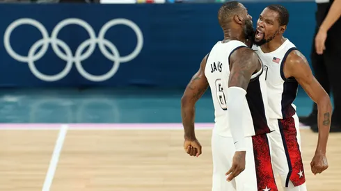 LeBron James y Kevin Durant envían a Estados Unidos a la final en París 2024.