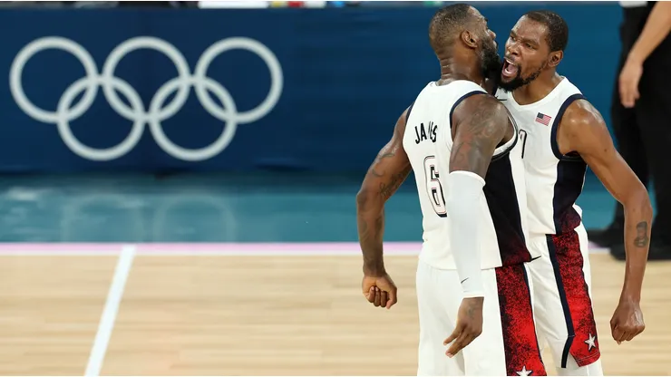 LeBron James y Kevin Durant envían a Estados Unidos a la final en París 2024.