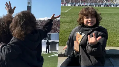 Falcón estuvo junto a su hijo en el Arengazo.