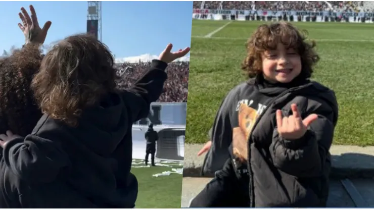 Falcón estuvo junto a su hijo en el Arengazo.