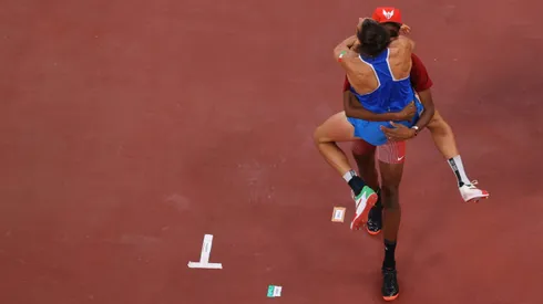 Gianmarco Tamberi y Mutaz Essa Barshim compartieron el oro en Tokio 2020.