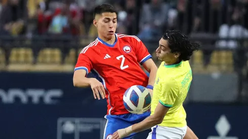 Jonathan Villagra ante Brasil en la final de Santiago 2023.