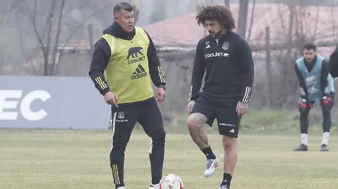 Colo Colo entrenando en el campo del Sifup hace algunos días