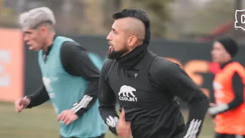 El King vuelve a entrenar con el plantel titular de Colo Colo