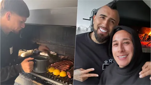 Arturo Vidal se recupera para estar en el Superclásico con asado preparado por Leo Gil.