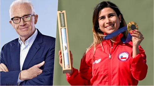 Pedro Carcuro se emocionó con el oro de Francisca Crovetto