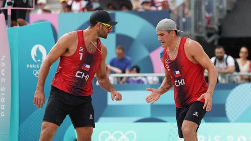 Los chilenos animan los octavos de final.