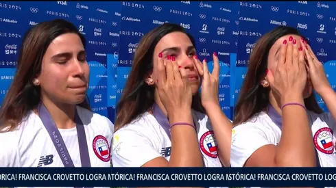 Fran Crovetto se emocionó en vivo para todo Chile