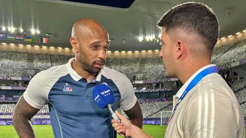 Henry habló con la TV argentina tras la victoria de Francia.