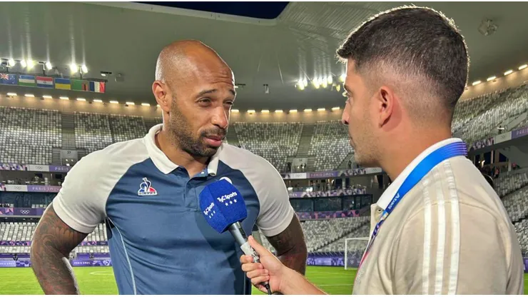 Henry habló con la TV argentina tras la victoria de Francia.