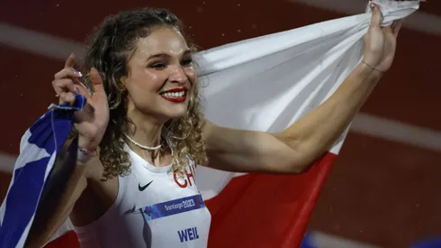 La velocista disputa los 400 m.