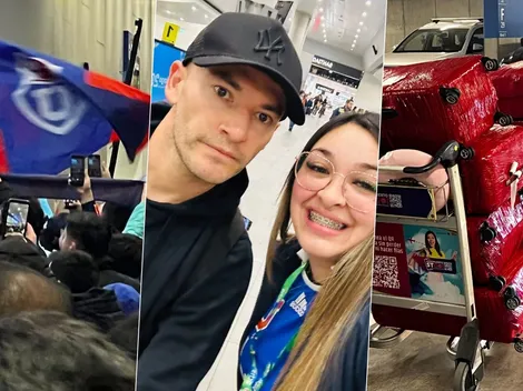 Locura en la llegada de Aránguiz: tormenta, corridas y escape policial