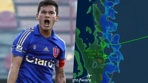 El vuelo que traía a Aránguiz desde Brasil debió estar media hora más en el aire