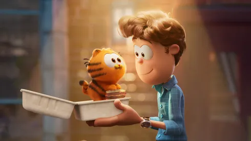 ¡El bebé Garfield aparece en la película!