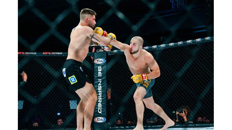 Cage Warriors 175 at Manchester Bowlers Exhibition Centre Featuring: Ollie Santalahti, Stefano Paterno Where: Manchester, United Kingdom When: 25 Jul 2024 Credit: Graham Finney/Cover Images EDITORIAL USE ONLY. RESTRICTED TO NEWSPAPERS BASED IN THE UK Copyright: xx coverimg53981617