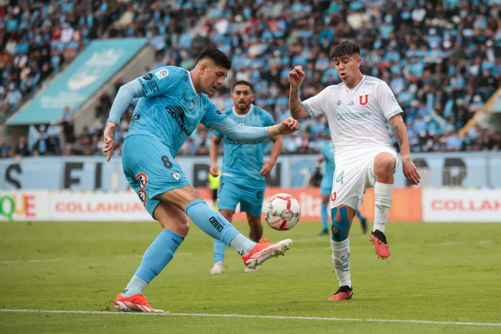 Marcelo Morales vivió una negra jornada con U de Chile. Foto: Johan Berna/Photosport