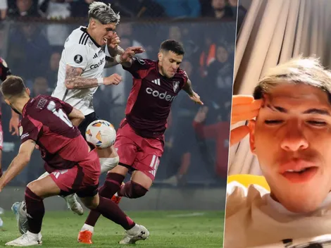 Palacios le tapa la boca a hater que le saca en cara caída con River