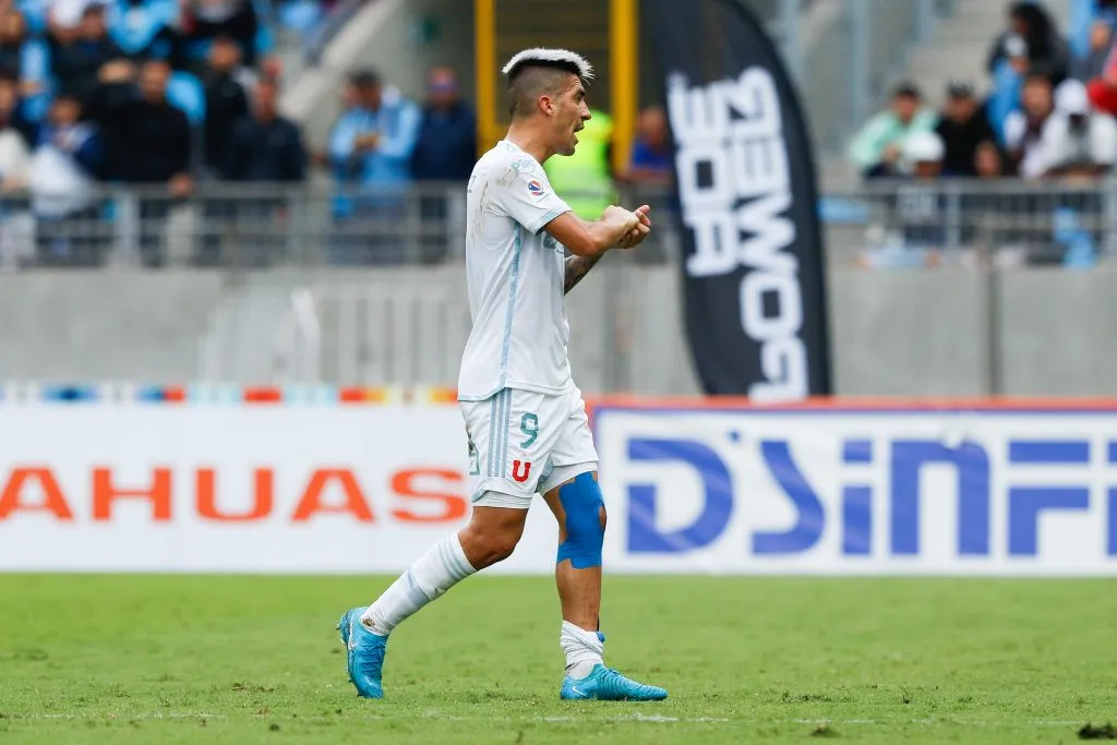 Leandro Fernández se puede perder hasta tres partidos con U de Chile. Foto: Sebastián Ñanco.