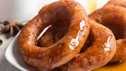 Picarones con chancaca